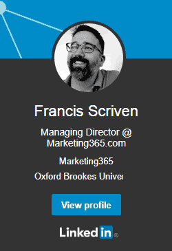 Find me Francis Scriven on Linkedin